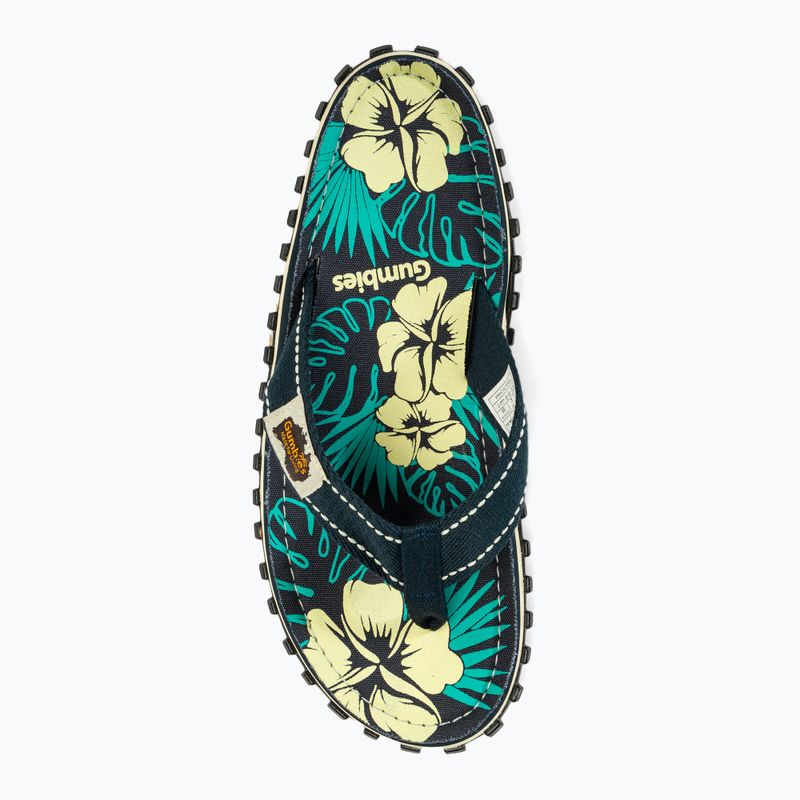 Flip-flop papucs Gumbies Islander blue hibiscus 5
