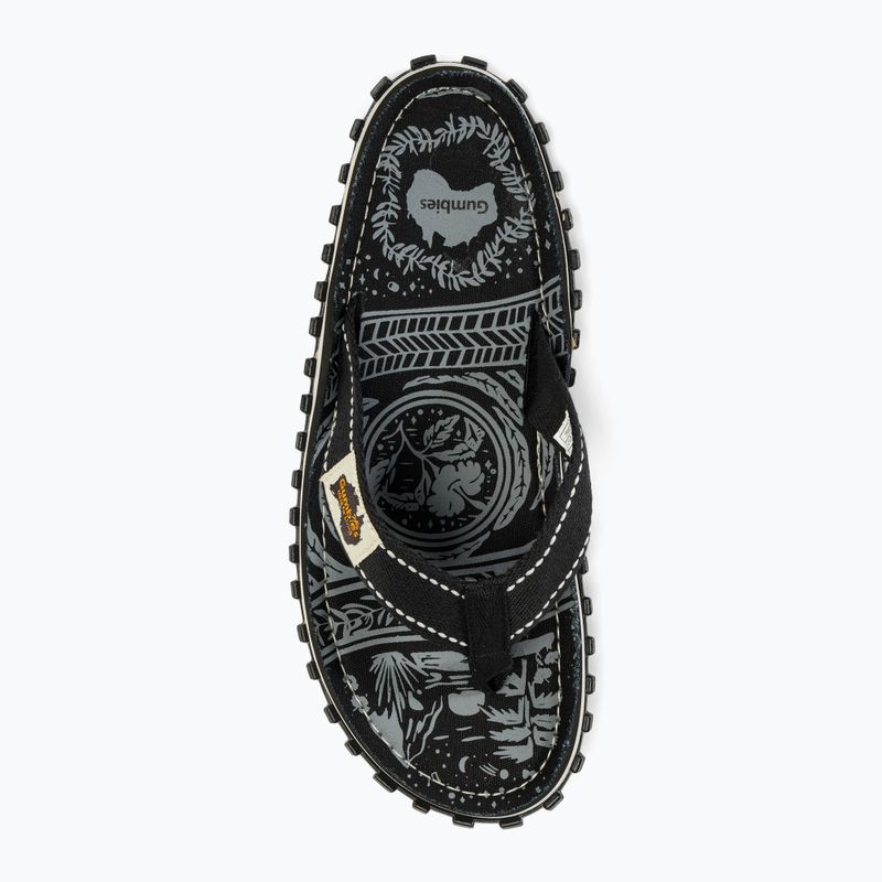 Flip-flop papucs Gumbies Islander midnight black 5