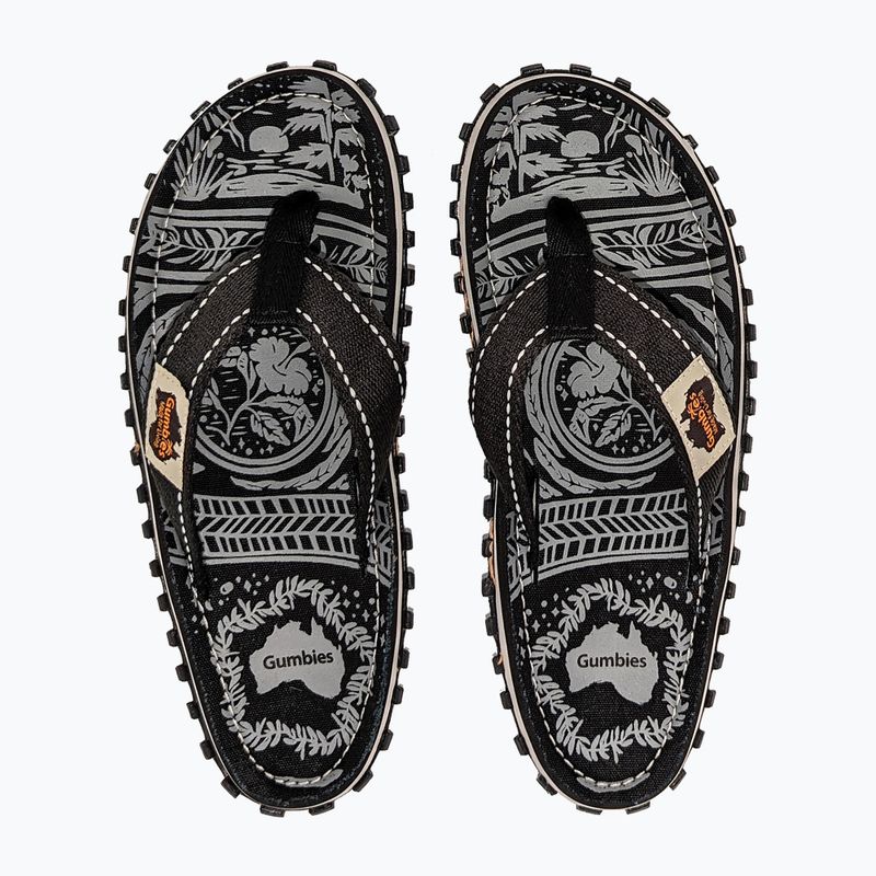 Flip-flop papucs Gumbies Islander midnight black 8
