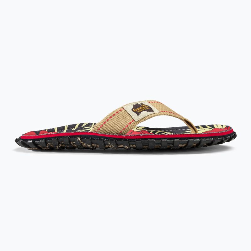 Flip-flop papucs Gumbies Islander denim hibiscus 2