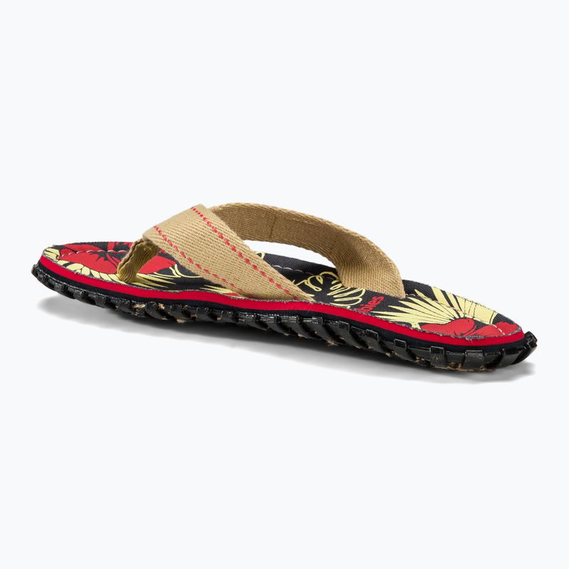 Flip-flop papucs Gumbies Islander denim hibiscus 3