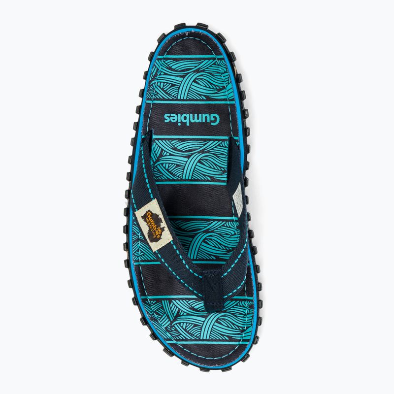 Flip-flop papucs Gumbies Islander navy waves 5