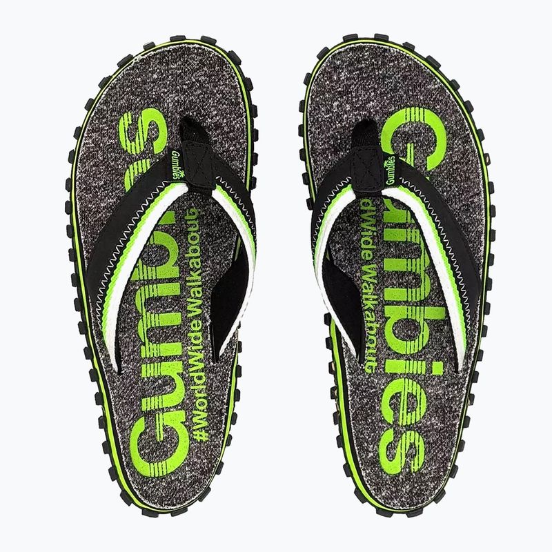 Gumbies Cairns lime flip flopok 3