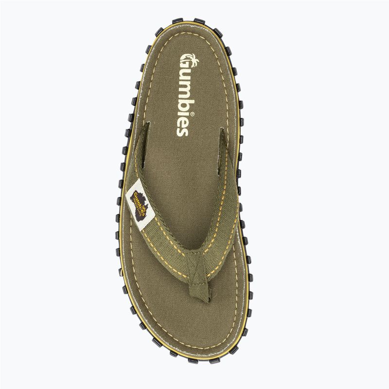 Flip-flop papucs Gumbies Islander khaki 5