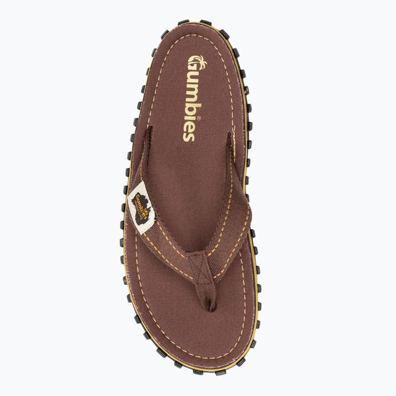 Flip-flop papucs Gumbies Islander brown 5