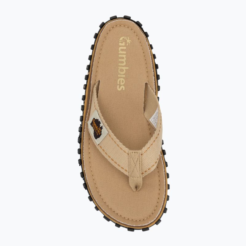 Gumbies Islander klasszikus homokos flip flopok 5