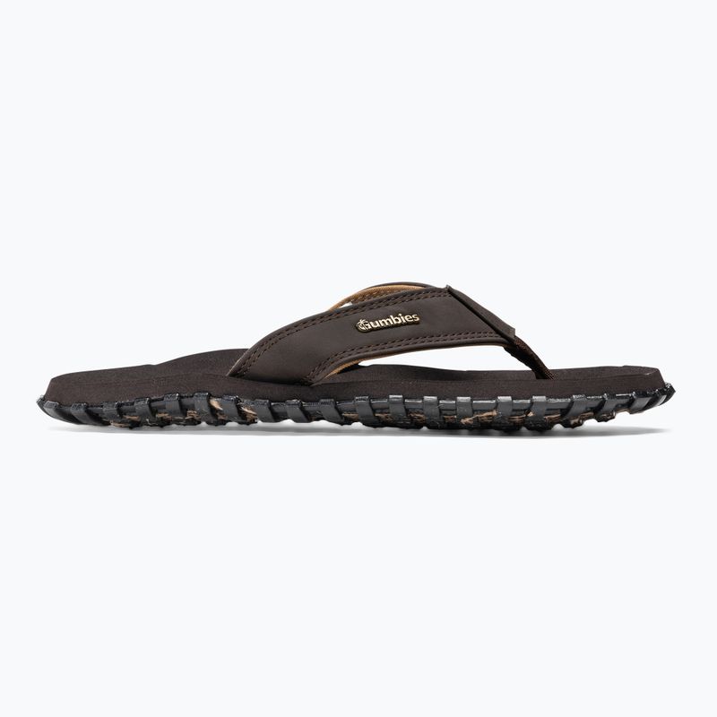 Flip-flop papucs Gumbies Vegovert brown 2