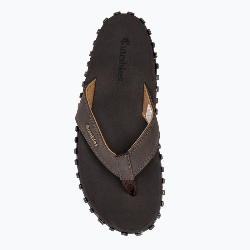 Flip-flop papucs Gumbies Vegovert brown 5