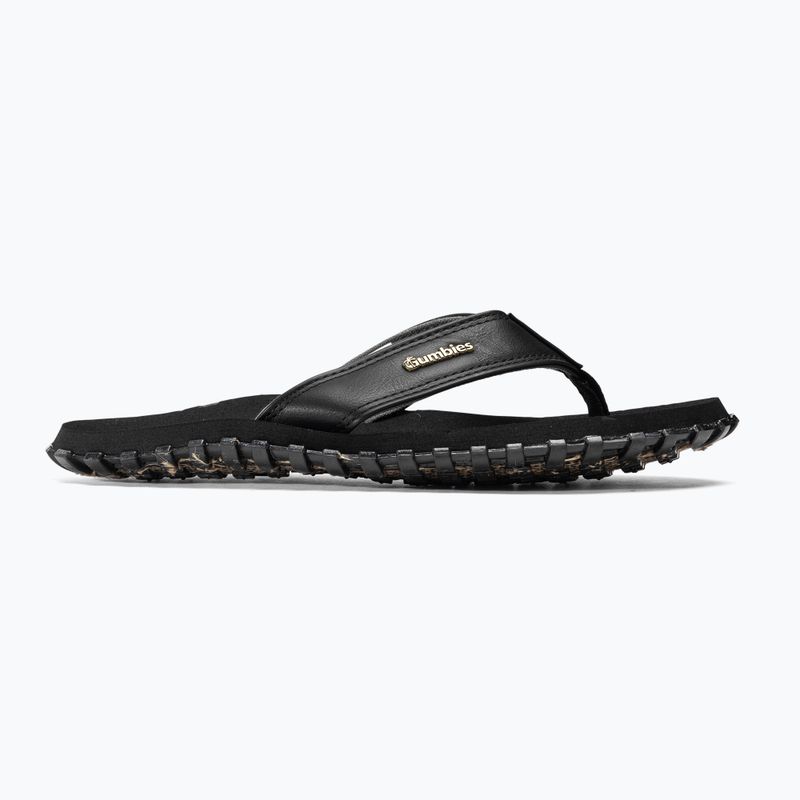 Flip-flop papucs Gumbies Vegovert black 2