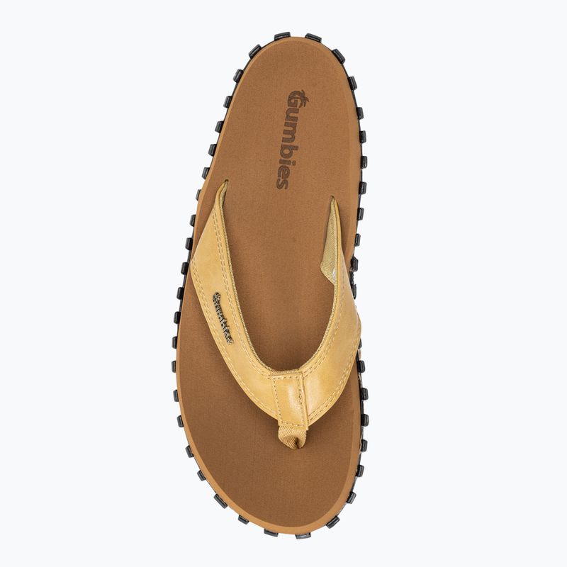 Flip-flop papucs Gumbies Vegovert tan 5