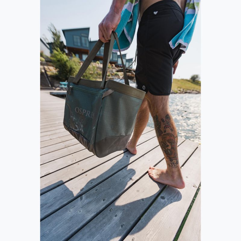 Osprey Transporter Gear Tote 28 l fenyőfa levél / fülszürke utazótáska 7