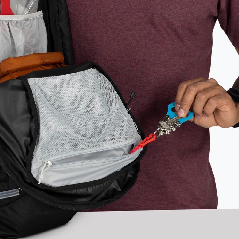 Osprey Talon 22 l fekete / szénszürke férfi túra hátizsák 13