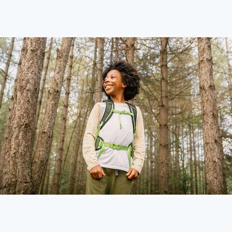 Osprey Talon Jr 11 l zöld lombkorona gyerek túra hátizsák 12