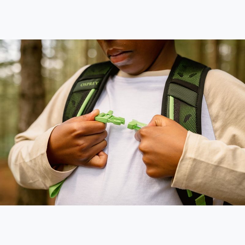 Osprey Talon Jr 11 l zöld lombkorona gyerek túra hátizsák 13