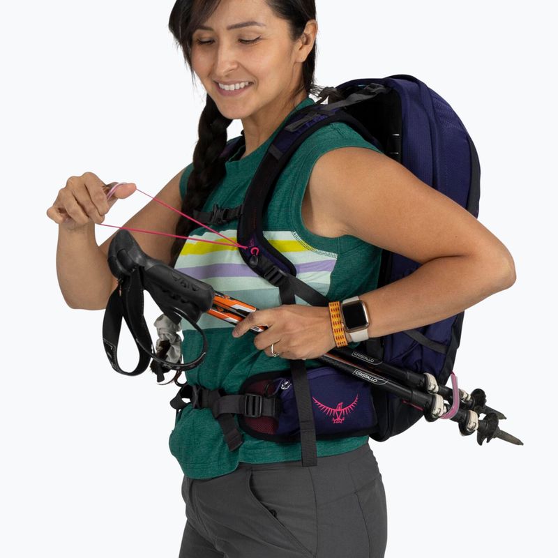 Osprey Tempest 11 l női túra hátizsák deep fig / hotspot pink 7