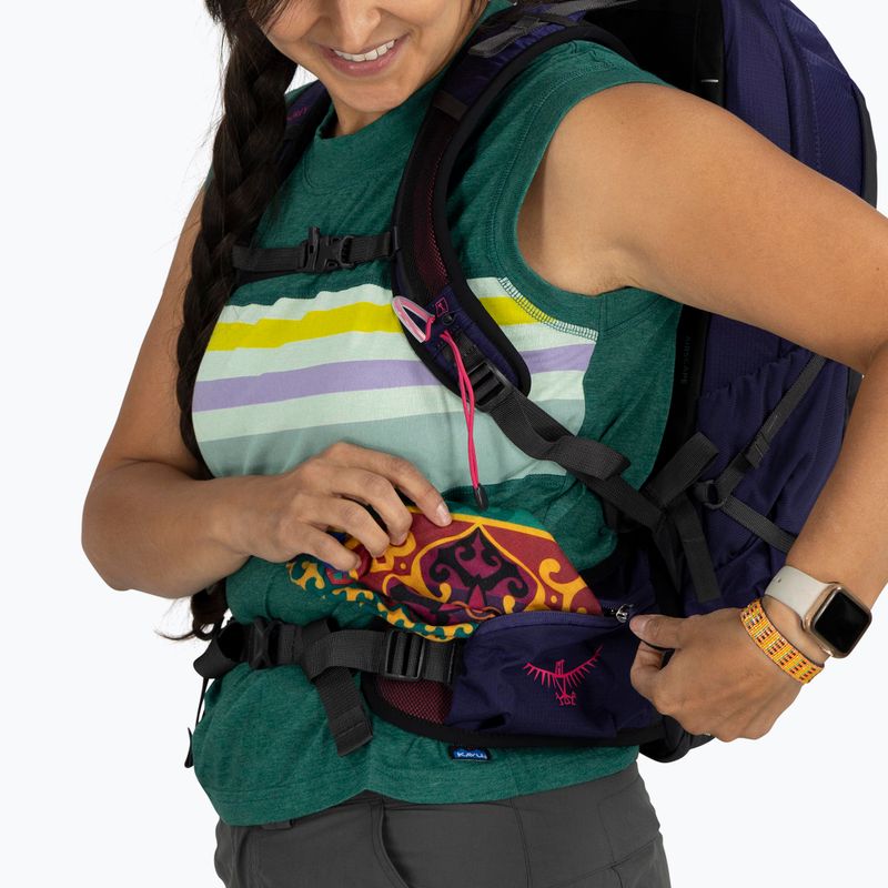 Osprey Tempest 11 l női túra hátizsák deep fig / hotspot pink 8