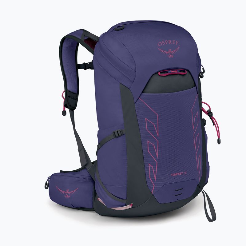 Osprey Tempest 26 l deep fig / hotspot pink női túra hátizsák 2
