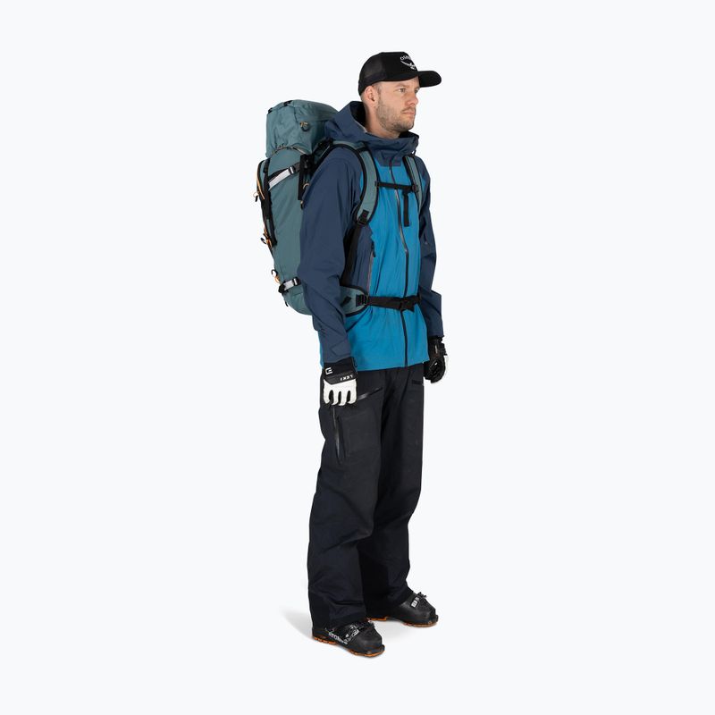 Skitúra hátizsák Osprey Soelden 45 l cascade blue/raven black 6