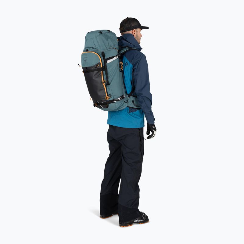 Skitúra hátizsák Osprey Soelden 45 l cascade blue/raven black 7
