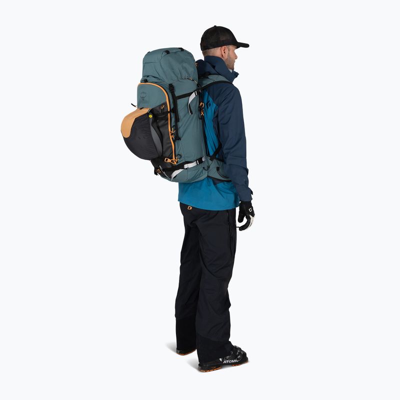 Skitúra hátizsák Osprey Soelden 45 l cascade blue/raven black 8