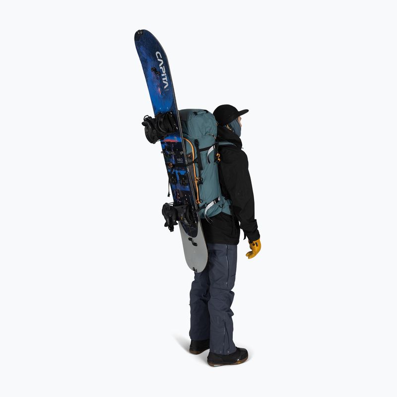 Skitúra hátizsák Osprey Soelden 45 l cascade blue/raven black 11
