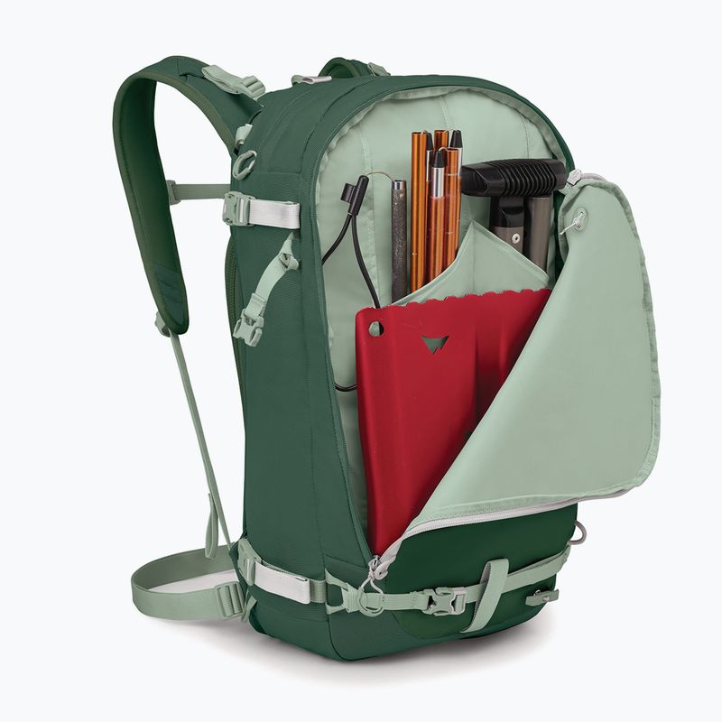Női sítúra hátizsák Osprey Sopris 25 l tundra green/green canopy 5