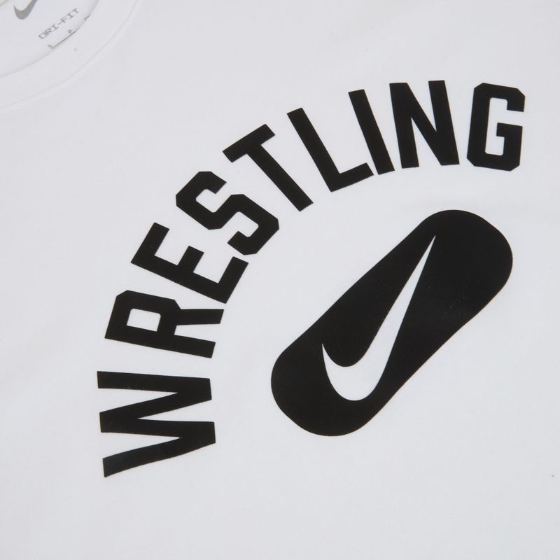Férfi póló Nike Wrestling Disc DFC white/black 3