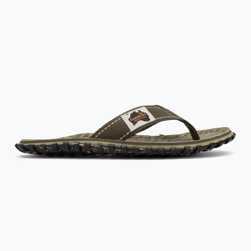 Gumbies Islander khaki flip flopok 2