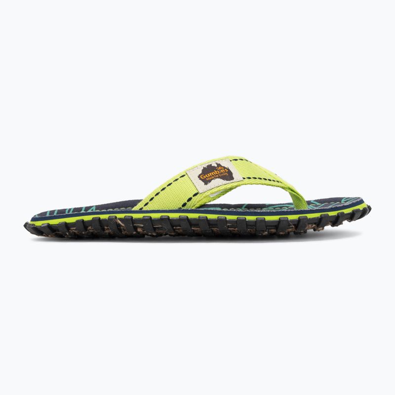 Flip-flopok Gumbies Islander lime hibiscus 2