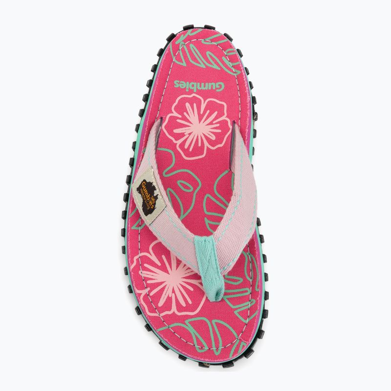 Flip-flopok Gumbies Islander blush hibiscus 5