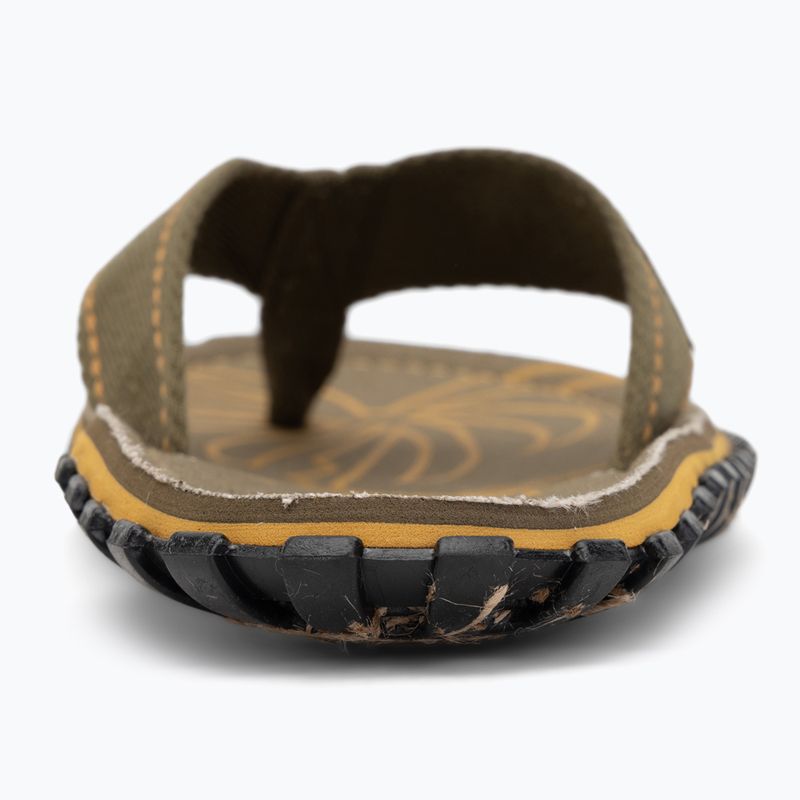 Strandpapucs Gumbies Islander palm leaf khaki 6