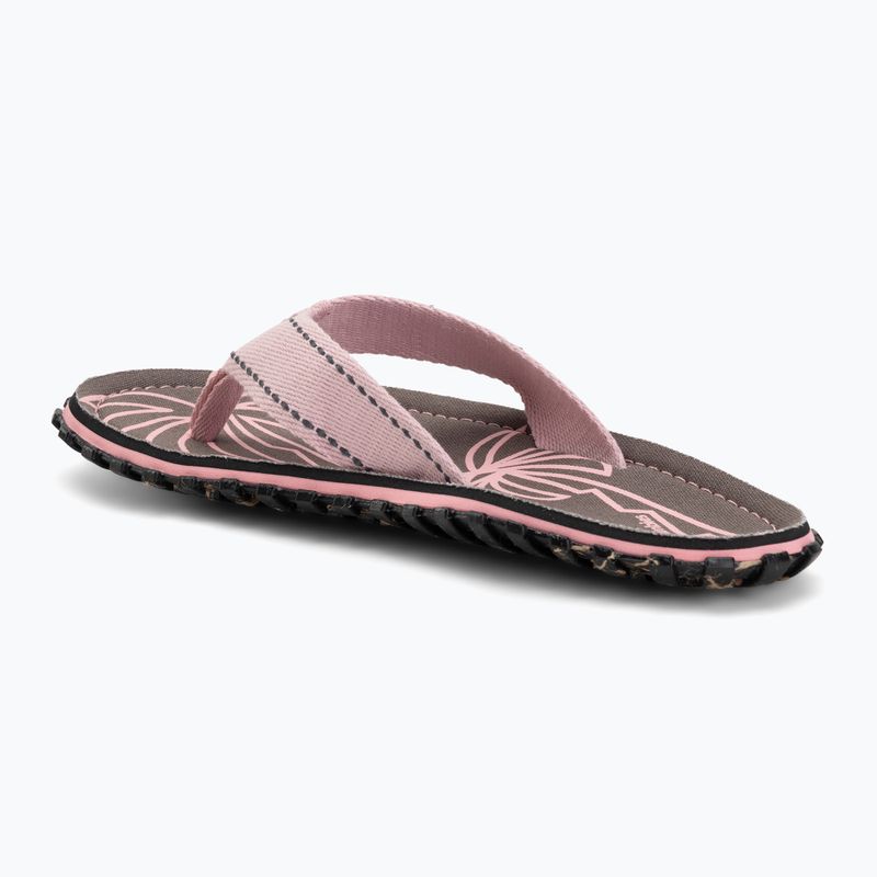 Strandpapucs Gumbies Islander palm leaf pink 3