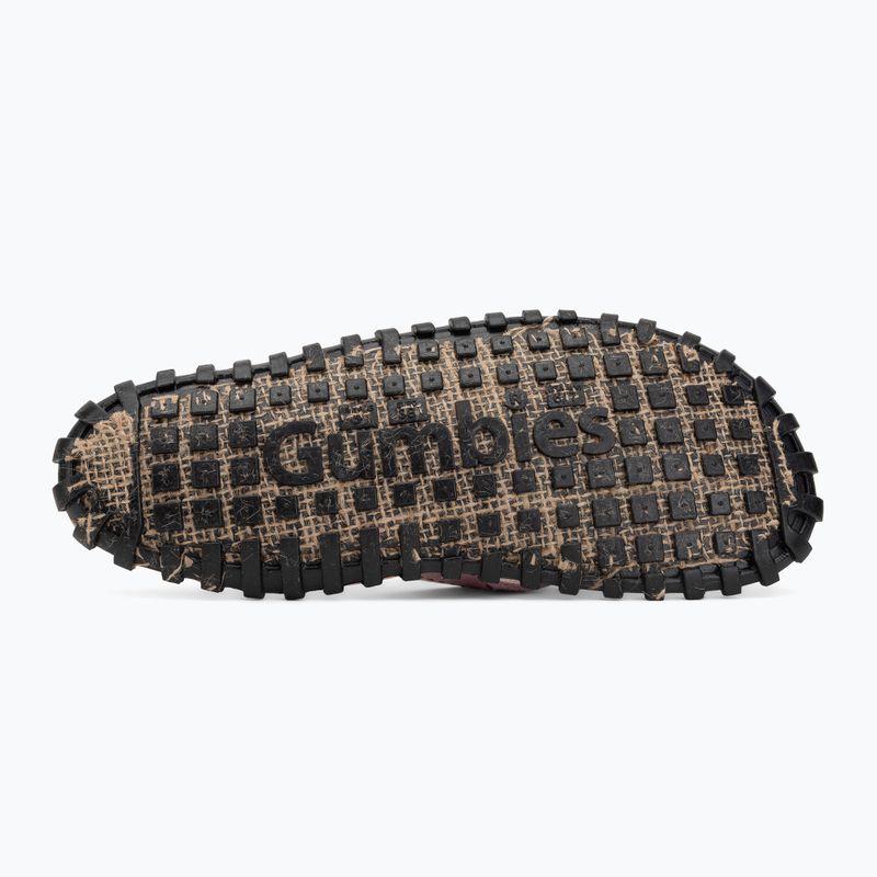 Strandpapucs Gumbies Islander palm leaf pink 4