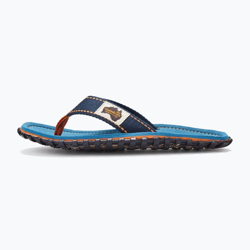 Flip-flopok Gumbies Islander tricolor blue 2