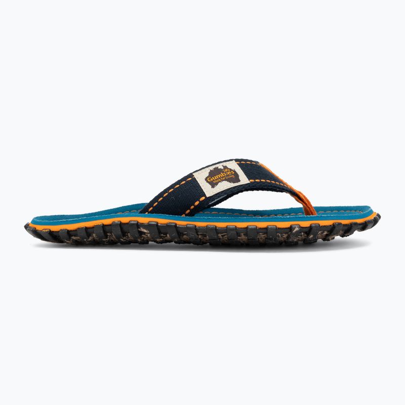 Flip-flopok Gumbies Islander tricolor blue 2