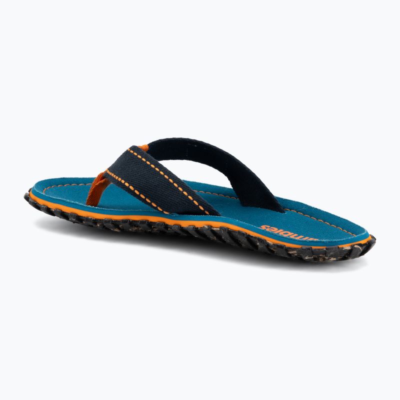 Flip-flopok Gumbies Islander tricolor blue 3