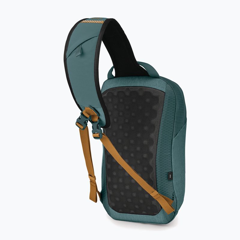 Egyvállas városi hátizsák Osprey Quasar Sling 6 l torrent blue heather 3