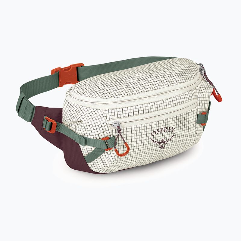 Övtáska Osprey Transporter Waist Pack 3 l mystery white/moody burgundy 2