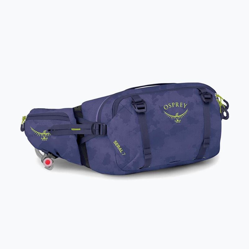 Övtáska Osprey Seral 7 l with a hydration bladder 1.5 l botswana purple dust print 2
