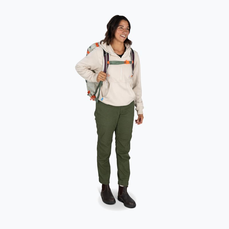 Utazótáska Osprey Transporter Duffel 40 l mystery white/moody burgundy 6
