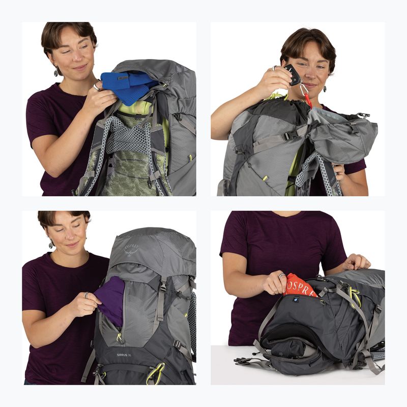 Női túrahátizsák Osprey Sirrus 36 l medium grey 14