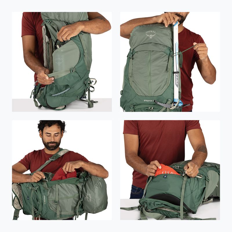 Férfi túrahátizsák Osprey Stratos 44 l pine leaf 15