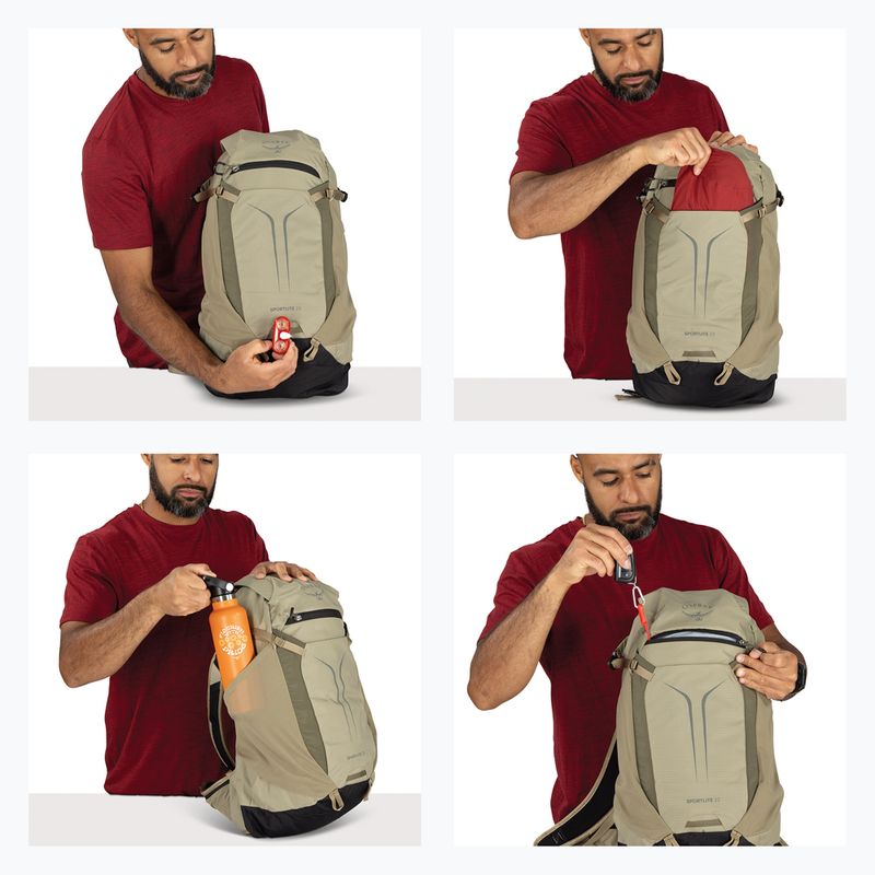 Túrahátizsák Osprey Sportlite 22 l olive tan 12