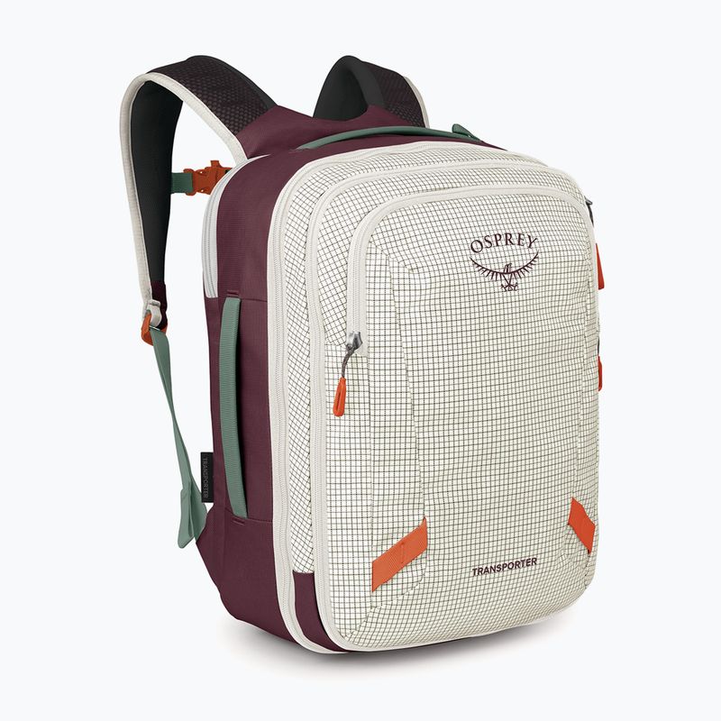 Utazó hátizsák Osprey Transporter Travel Pack 26 + 6 l mystery white 2