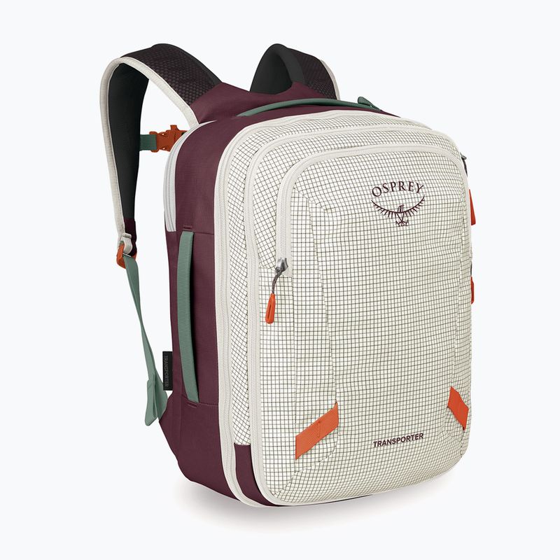 Utazó hátizsák Osprey Transporter Travel Pack 26 + 6 l mystery white 4