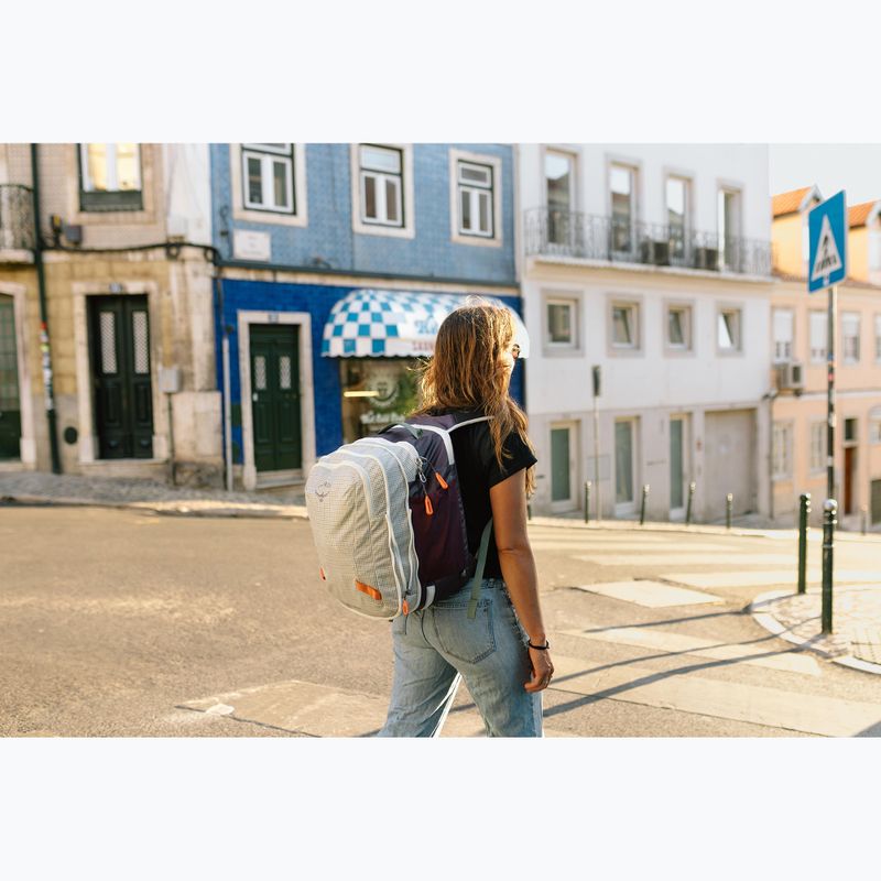 Utazó hátizsák Osprey Transporter Travel Pack 26 + 6 l mystery white 7