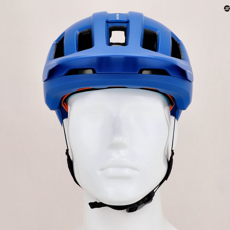 Kerékpáros sisak POC Axion SPIN natrium blue matt 13