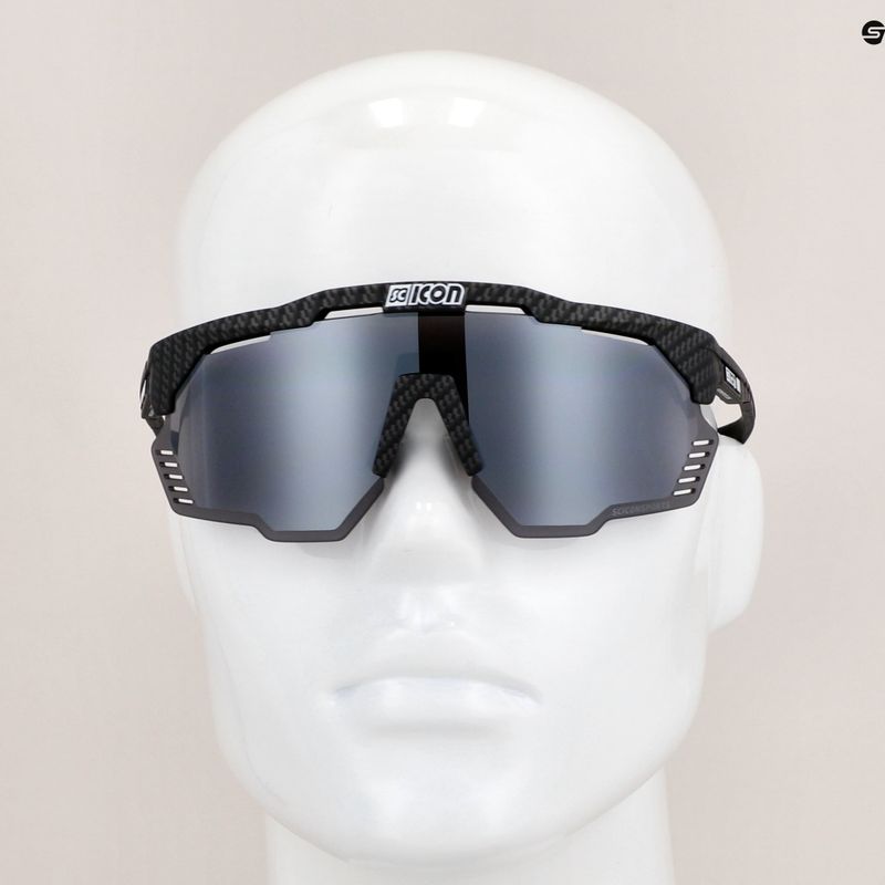SCICON Aeroshade Kunken carbon matt/scnpp multimirror ezüst napszemüveg EY31081200 8