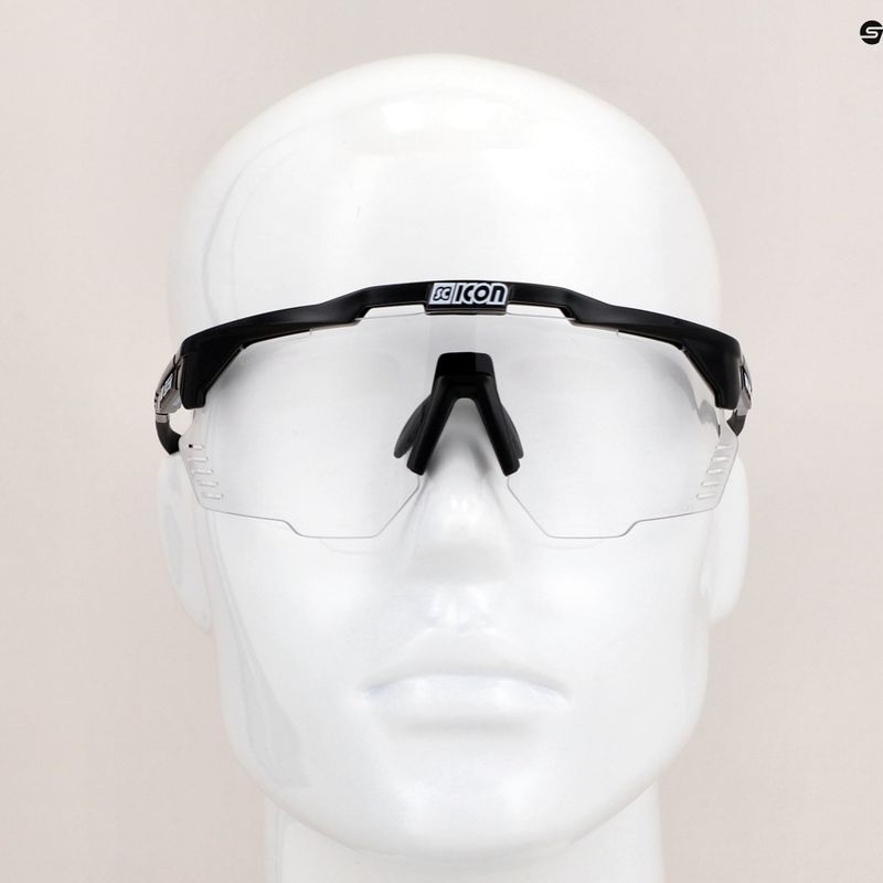 SCICON Aeroshade Kunken fekete fényes/scnpp fotokróm ezüst kerékpáros szemüveg EY31010200 9