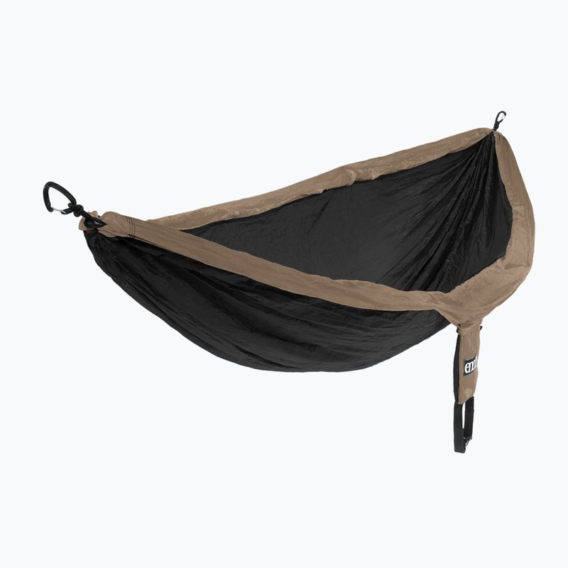 ENO DoubleNest khaki/fekete túrázó függőágy